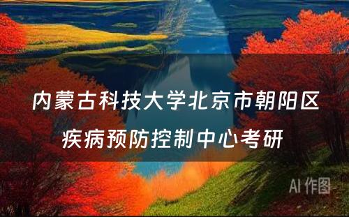 内蒙古科技大学北京市朝阳区疾病预防控制中心考研 