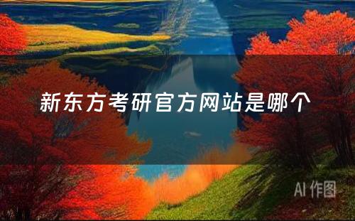 新东方考研官方网站是哪个 